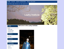 Tablet Screenshot of leahyinstitute.org